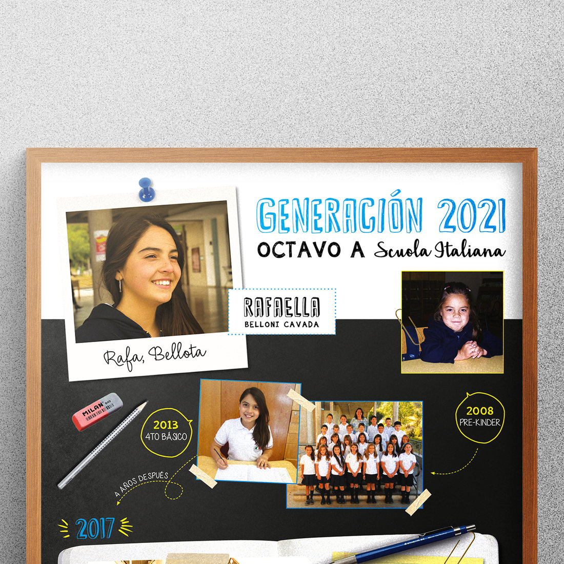 Cuadro de Graduación, diseño 1, foto 2